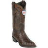 Wild West Botas de Avestruz Horma Puntal