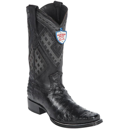 Wild West Botas de Avestruz Horma Versace