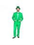 Vibrant Green Costume Suit with Matching Hat – Bold Party & Event Wear