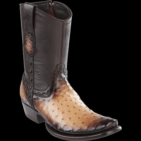 Wild West Botas de Avestruz Horma Dubai