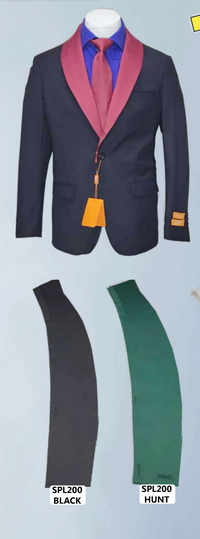 Men's Classic Formal Blazer with Shawl Lapel and Modern Wedding Style