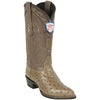 Wild West Botas de Avestruz Horma Puntal