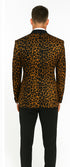 Wild Style Brown Leopard Blazer – Animal Print Party and Fashion Wear