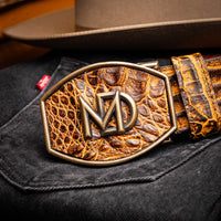 Marco Di Milano Iowa Belt - Mustard Brown Leather Loafers