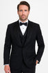Black Italian Wool 3-Piece Modern Fit Tuxedo
