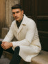 Ivory Alberto Belted Wool Topcoat – Stylish Men’s Winter Overcoat
