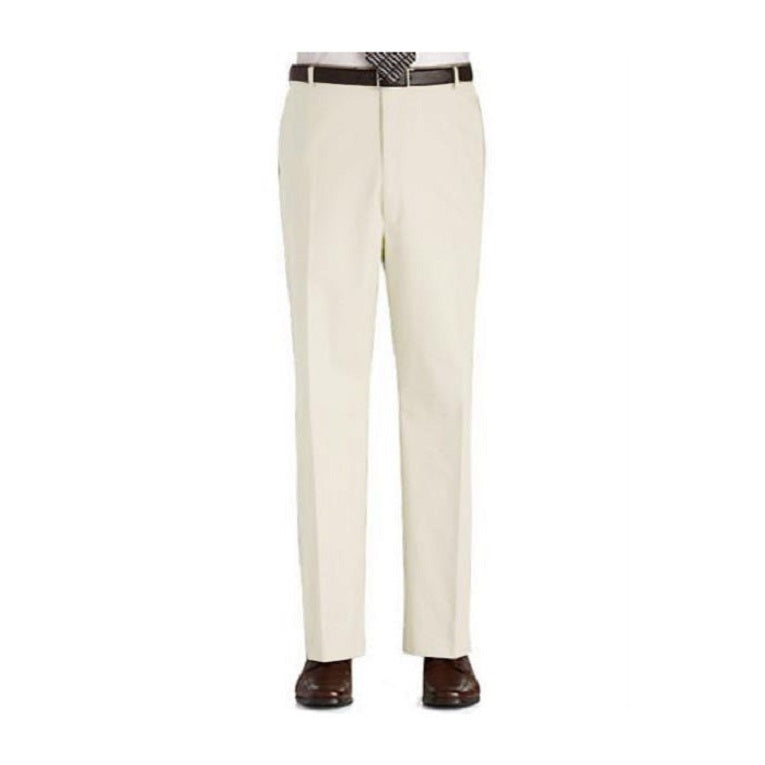 Mens Ivory Dress Pants - Cream Pants