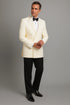 Ivory Double Breasted Tuxedo Dinner Jacket - Cream Dinner Jacket - Off White Tuxedos