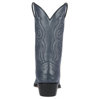 J Toe Cowboy Boots - J Toe Western Boots - Los Altos Boots - Mens Dress Cowboy Boot - Low Priced Blue Ostrich Cowboy Boots J-Toe - in Blue