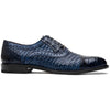 Marco Di Milano John Woven Caiman Crocodile Oxfords Navy