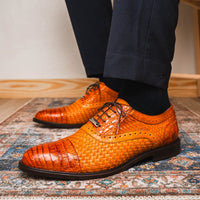 Marco_Di_Milano John Brandy: Luxury Leather Dress Shoes