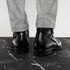 Zelli Jodphur Black Italian Calfskin Double Buckle Strap Boot