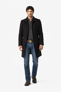 Justified Wool Trench Coat