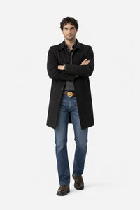 Justified Wool Trench Coat