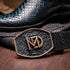 Marco_Di_Milano Kansas Black & Blue Leather Loafer