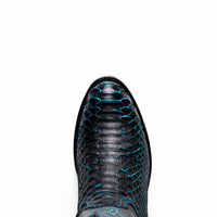 Marco_Di_Milano Kansas Black & Blue Leather Loafer