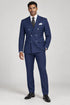 Men's Navy Double Breasted Suit