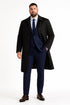 Mens Beige Trench Coat – Classic Long Overcoat with Button Front - Raincoat in Khaki Color