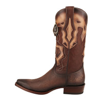 King Exotic Men's Shark Snip Toe Western Boots