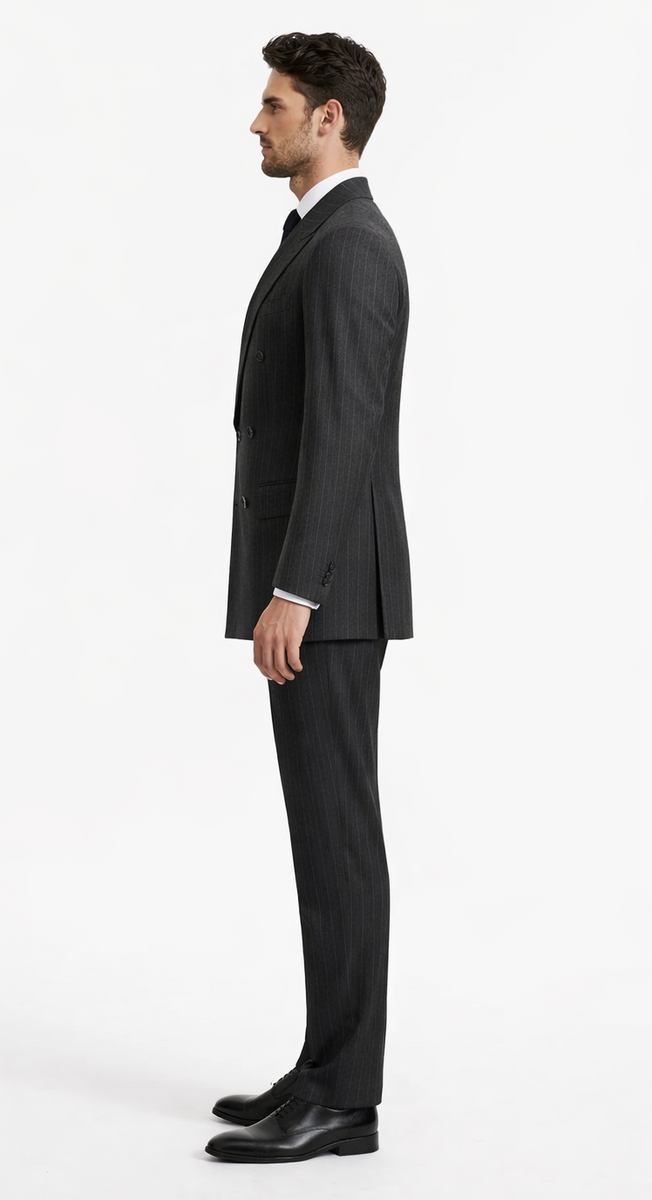 unusual junction homecoming dresses Medium Grey Suit & Royal Blue Tie main image 0