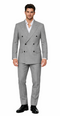 Kingsman Harry Light Grey Double Breasted Suit