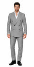 Kingsman Harry Light Grey Double Breasted Suit