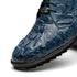 Marco Di Milano Kratos Men's Blue Jean Shoes Exotic Caiman Crocodile Sneakers