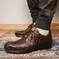 Marco Di Milano Kratos Brown Leather Luxury Shoe