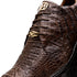 Marco Di Milano Kratos Men's Brown Shoes Exotic Caiman Crocodile Sneakers