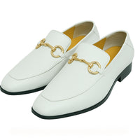KS525-305 Soft Leather Casual Buckle Loafer/Mule