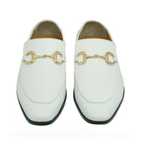 KS525-305 Soft Leather Casual Buckle Loafer/Mule