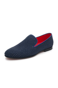 Carrucci Suede Studs Formal Dress Shoes