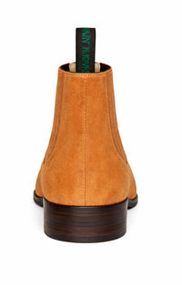 Suede Botin Charro Nobuck Camel