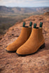 Suede Botin Charro Nobuck Camel