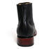 Los Altos Men's Boot Wide Square Toe Deer Black Leather Sole - Deer Black