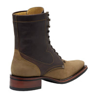 Lace Up Western Boots