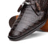 Marco Di Milano Lacio Brown Caiman Crocodile Derby