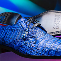 Marco Di Milano Lacio - Electric Blue Leather Loafers