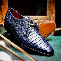 Marco Di Milano Lacio Navy Leather Dress Shoe