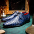 Marco Di Milano Lacio Navy Leather Dress Shoe