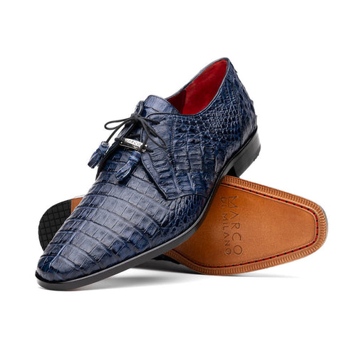 Marco Di Milano Lacio Navy Caiman Crocodile Derby