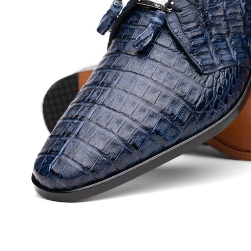 Marco Di Milano Lacio Navy Caiman Crocodile Derby