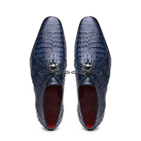 Marco Di Milano Lacio Navy Leather Dress Shoe