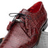 Marco_Di_Milano Lacio Wine Leather Dress Shoe