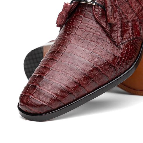 Marco Di Milano Lacio Wine Caiman Crocodile Derby