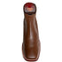 Los Altos Men's Boot Wide Square Toe Deer Light Brown Leather Sole - Deer Light Brown