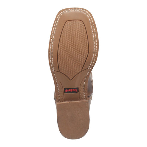 Laredo Women's Dionne Broad Square Toe Leather Boots - Brown 5972