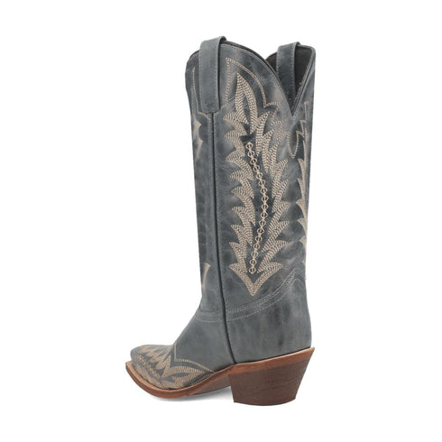 Laredo Women's Emmylee Snip Toe Leather Boots - Blue 52207
