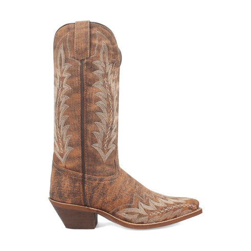 Laredo Women's Emmylee Snip Toe Leather Boots - Tan 52189
