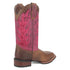 Laredo Women's Faye Broad Square Toe Leather Boots - Brown / Pink 3117